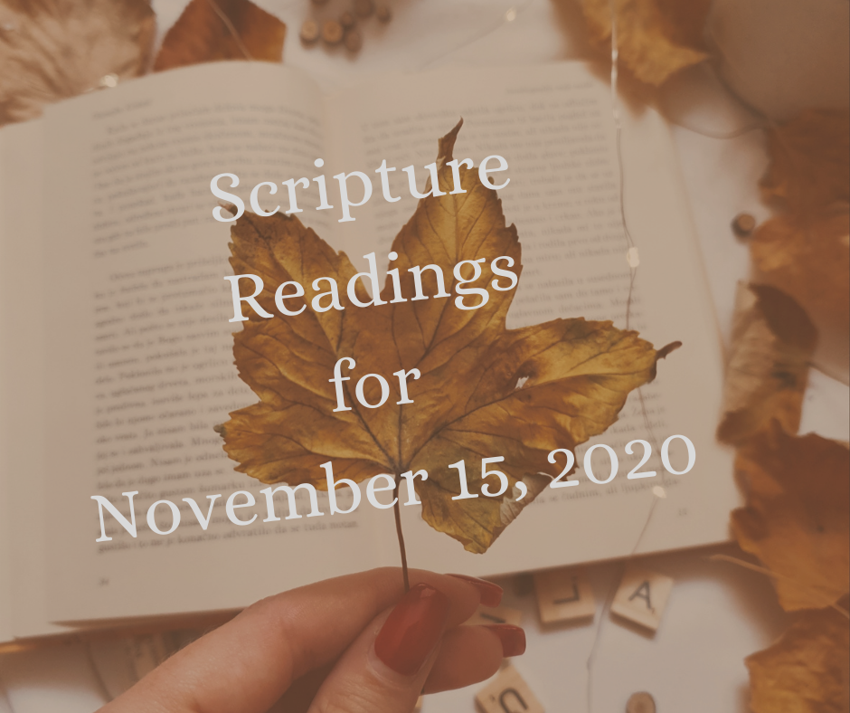 November 15 scripture readings feature image