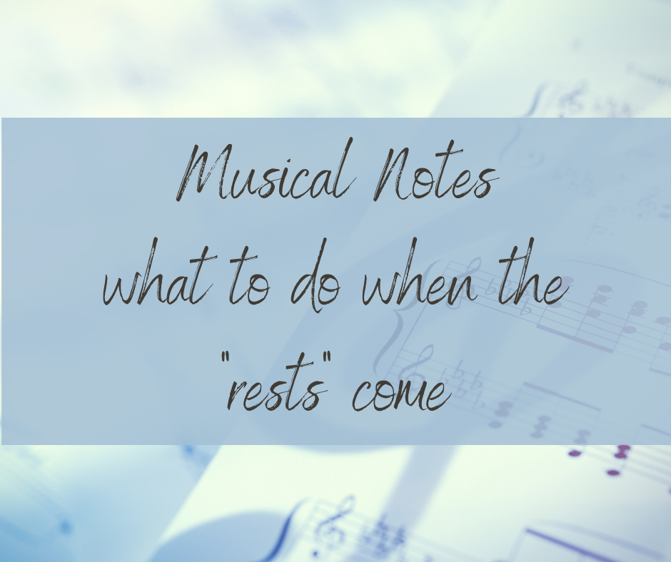 musical notes about the rests