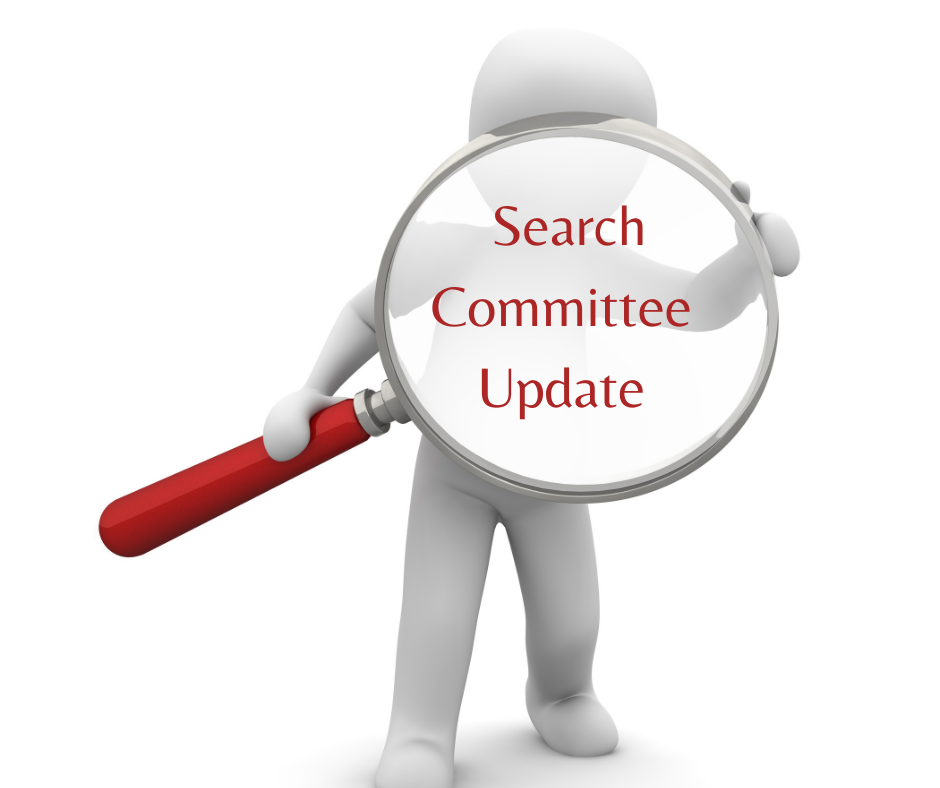 search committee update news may